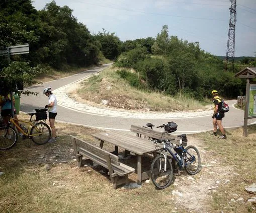 In bici a Rivoli Veronese e sul lago