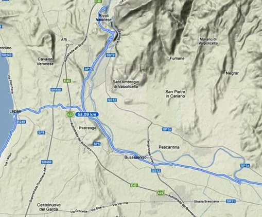 In bici a Rivoli Veronese e sul lago